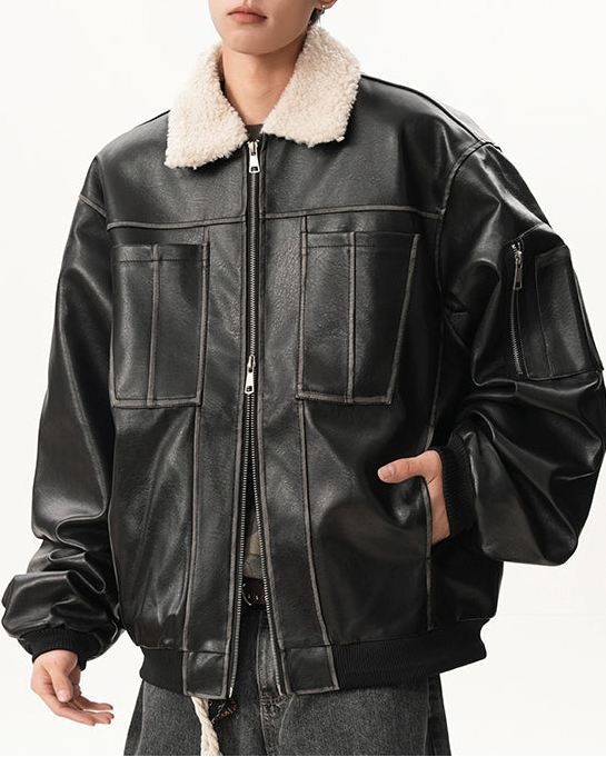 ボアレザージャケット