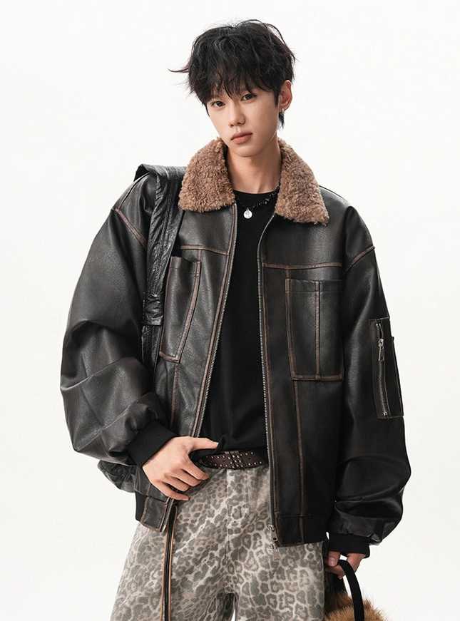 ボアレザージャケット