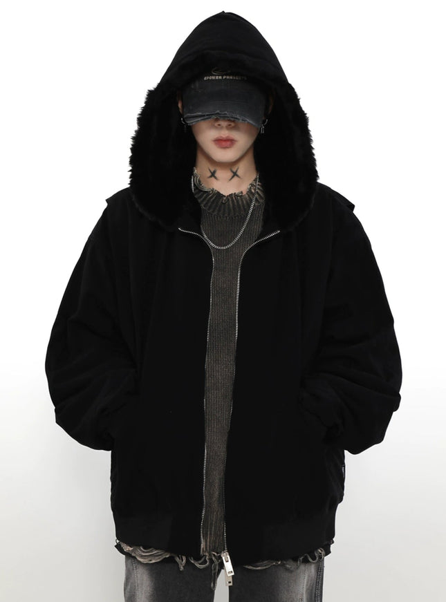 ノワールストリート ジップアップフーディ