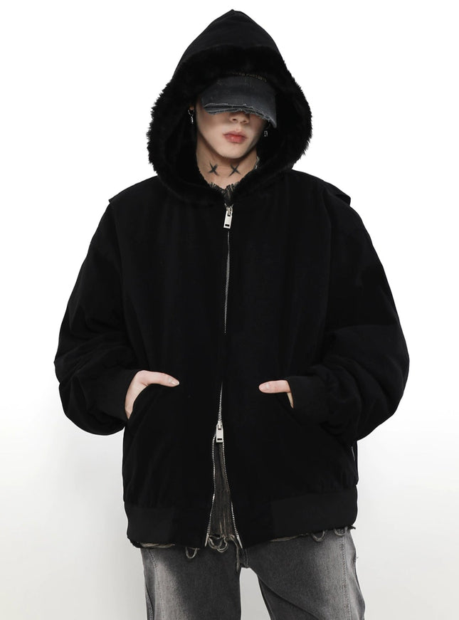 ノワールストリート ジップアップフーディ