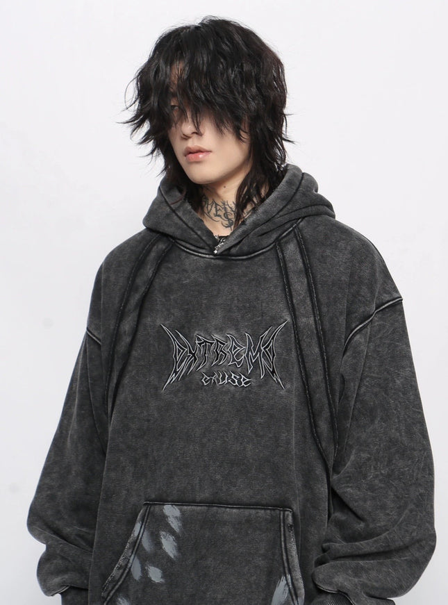 クラッシュウォッシュグラフィックフーディ