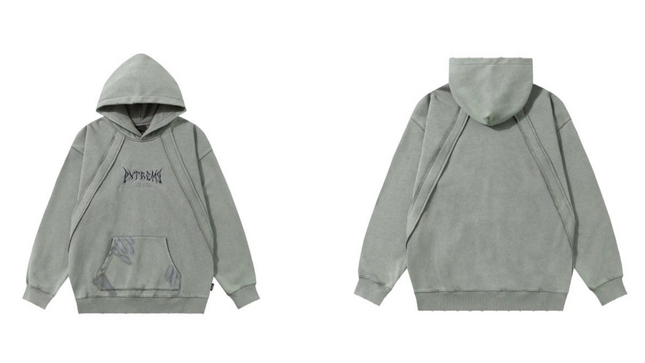 クラッシュウォッシュグラフィックフーディ