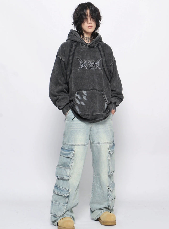 クラッシュウォッシュグラフィックフーディ