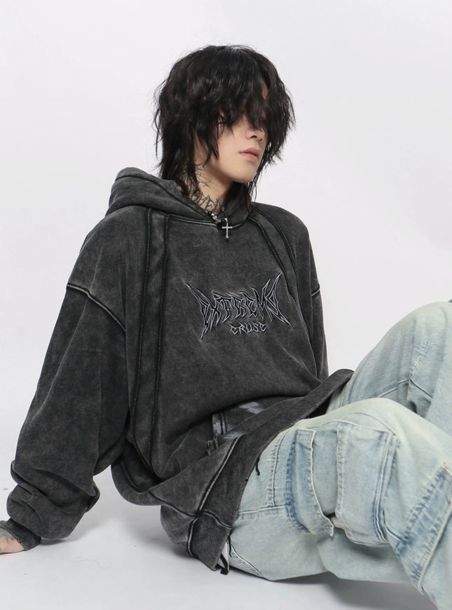 クラッシュウォッシュグラフィックフーディ