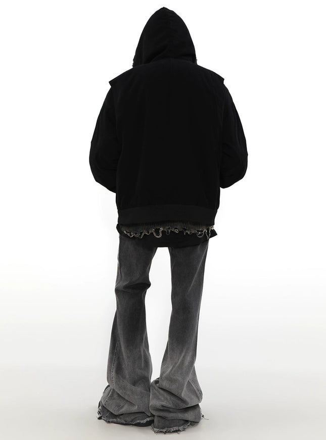 ノワールストリート ジップアップフーディ