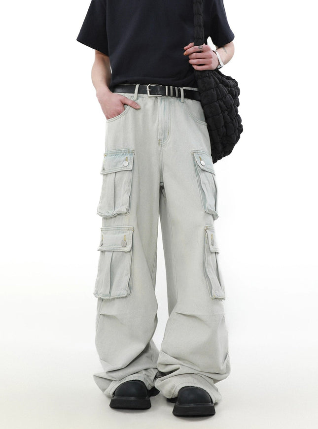 マルチポケットカーゴデニム