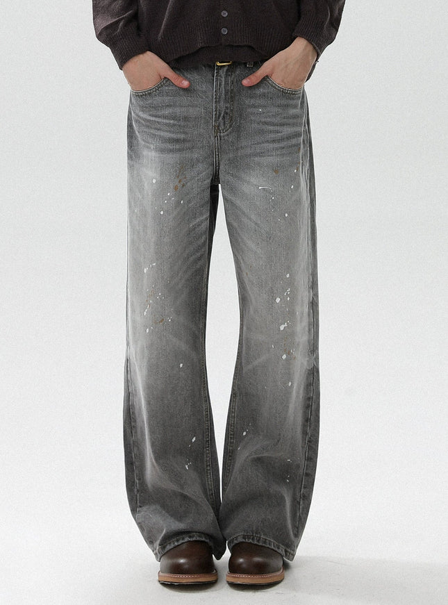 クラッシュアートグレージーンズ