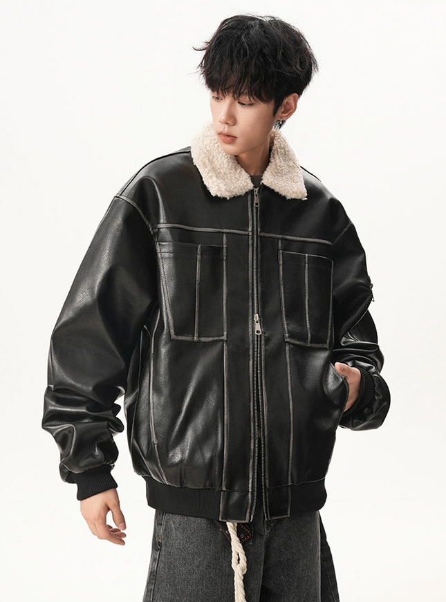 ボアレザージャケット
