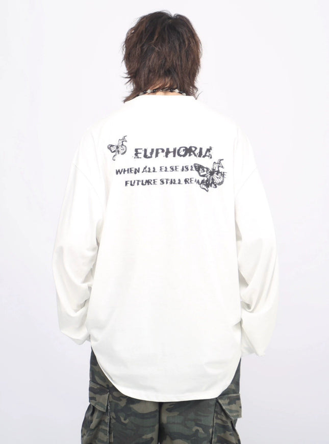 フレイムバタフライロングスリーブTシャツ