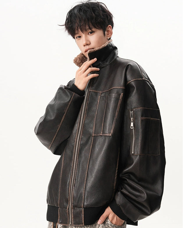 ボアレザージャケット