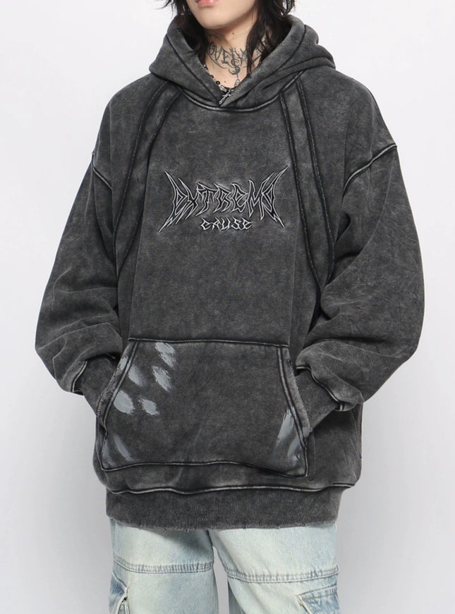 クラッシュウォッシュグラフィックフーディ