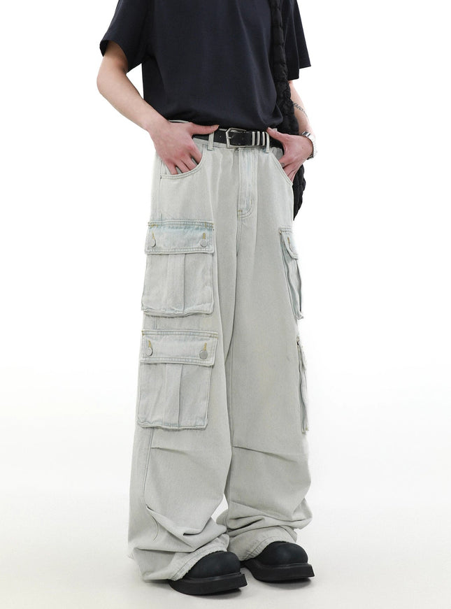 マルチポケットカーゴデニム