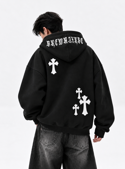 ゴシッククロスジップアップパーカー