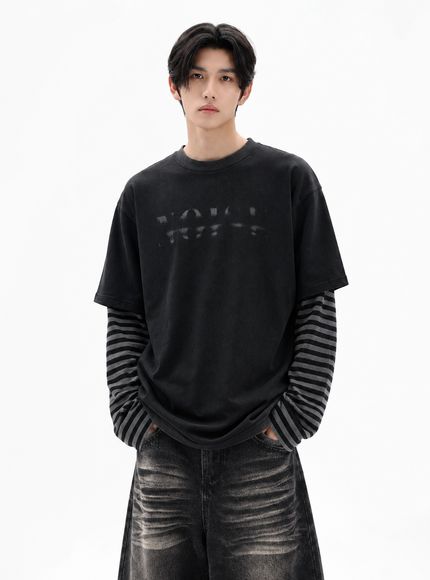 ツーピースボーダーTシャツ