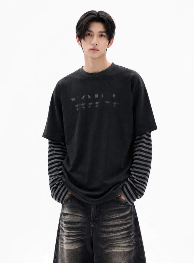 ツーピースボーダーTシャツ