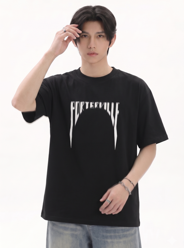 アーチロゴオーバーサイズTシャツ