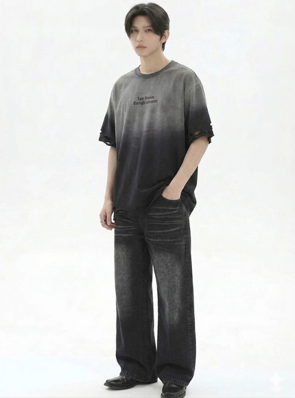 ラウンドホールTシャツ