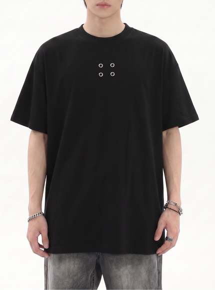 ミニマルグロメットTシャツ