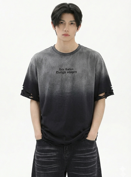 ラウンドホールTシャツ