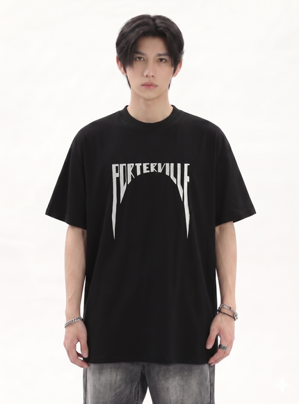 アーチロゴオーバーサイズTシャツ