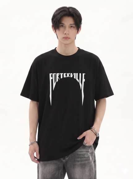 アーチロゴオーバーサイズTシャツ