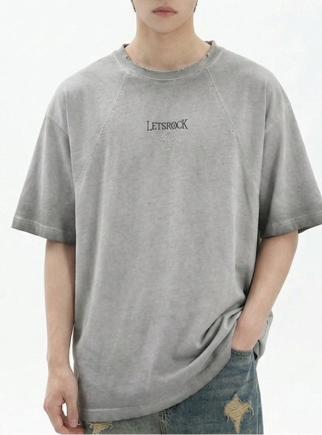 オーバーウォッシュクロスTシャツ