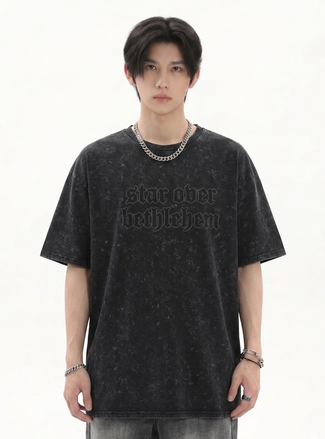 トレンドダメージウォッシュTシャツ