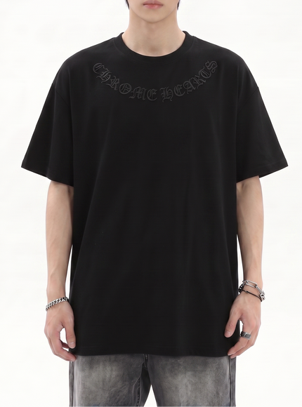 クロスパッチオーバーサイズTシャツ