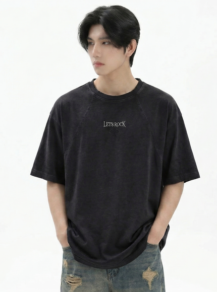 オーバーウォッシュクロスTシャツ