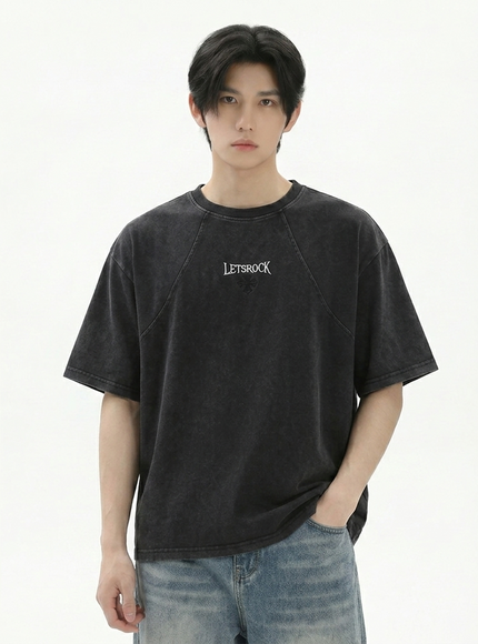 オーバーウォッシュクロスTシャツ