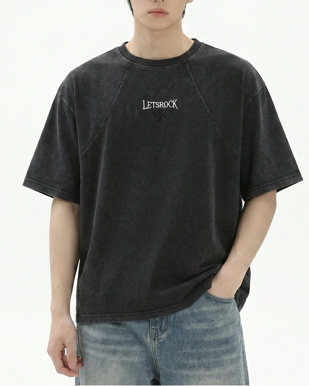 オーバーウォッシュクロスTシャツ