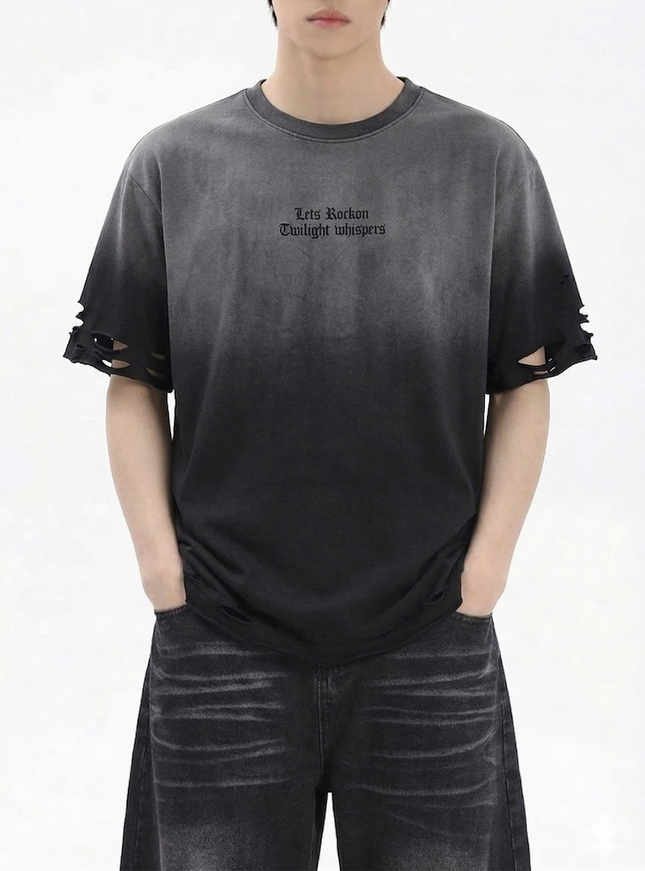 ラウンドホールTシャツ