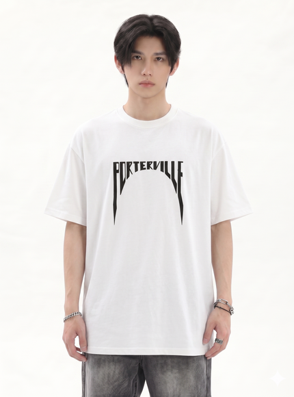 アーチロゴオーバーサイズTシャツ