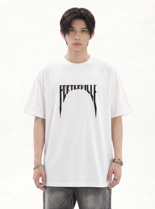 アーチロゴオーバーサイズTシャツ