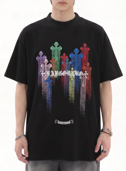 カラフルクロスTシャツ