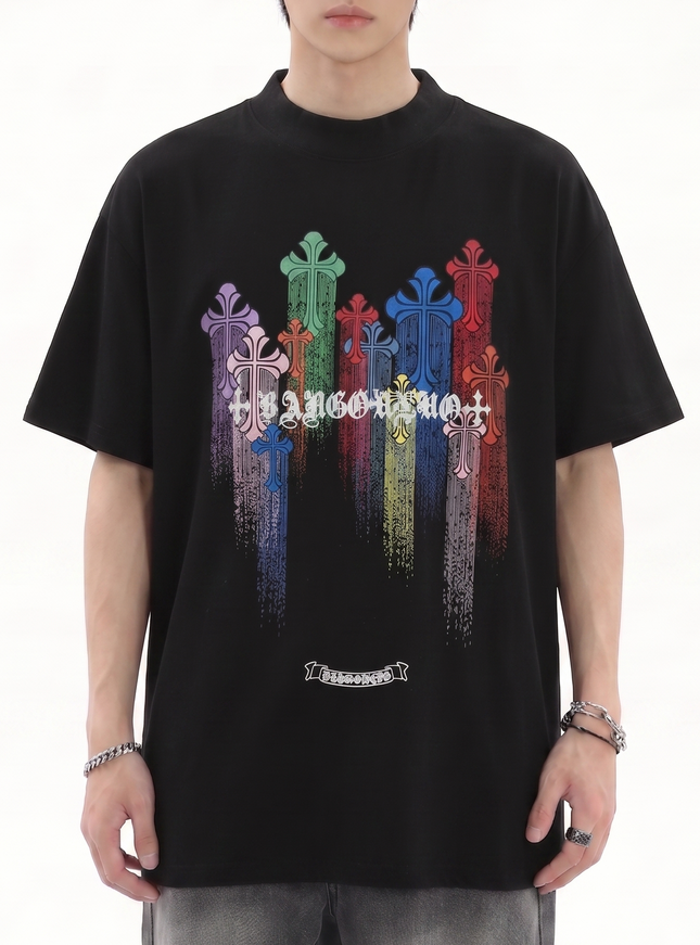 カラフルクロスTシャツ