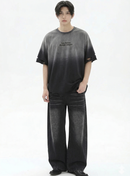 ラウンドホールTシャツ