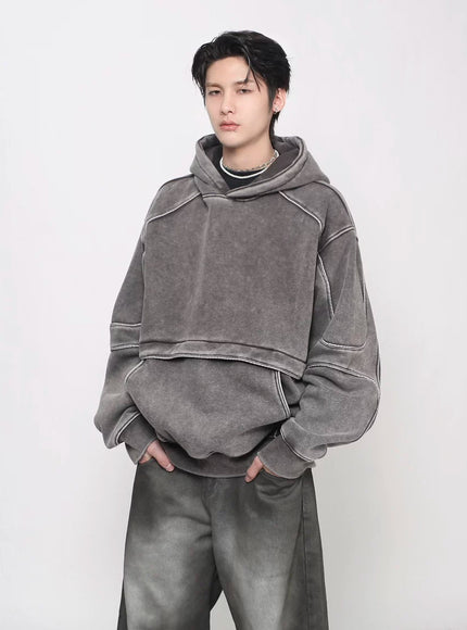 ウォッシュドラインパーカー