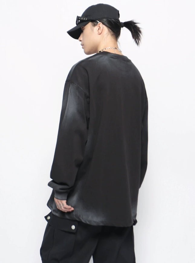 グランジペイントロゴトップス