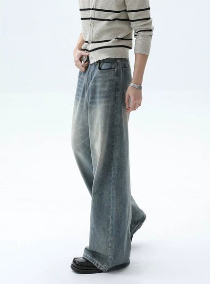 ストームフェードワイドジーンズ