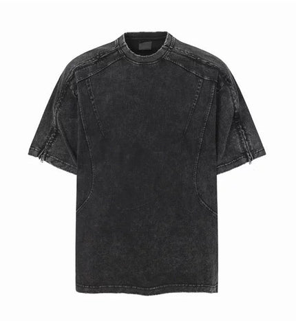 ジップウォッシュドTシャツ