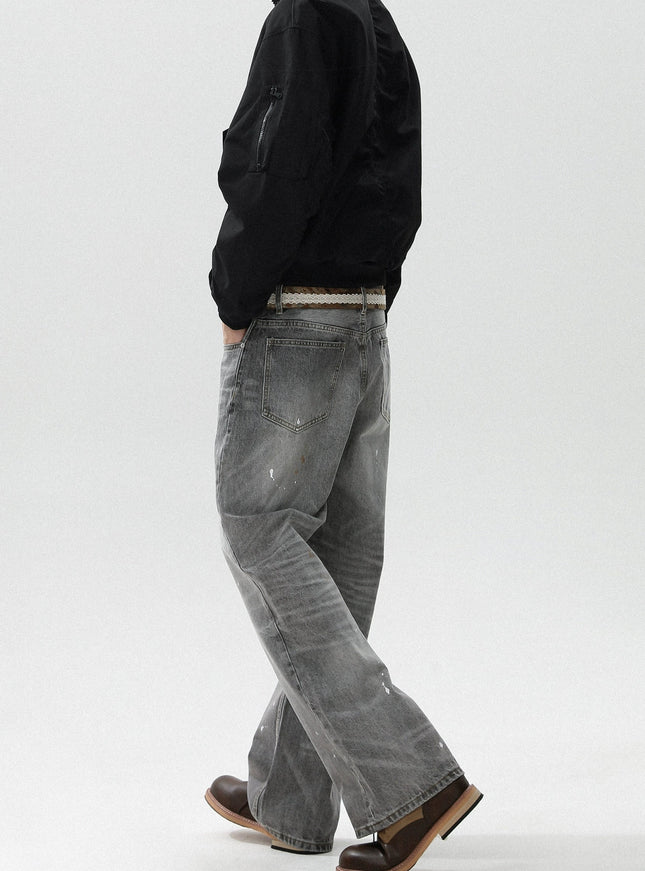 クラッシュアートグレージーンズ