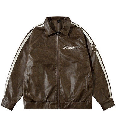 ライントラックレザージャケット