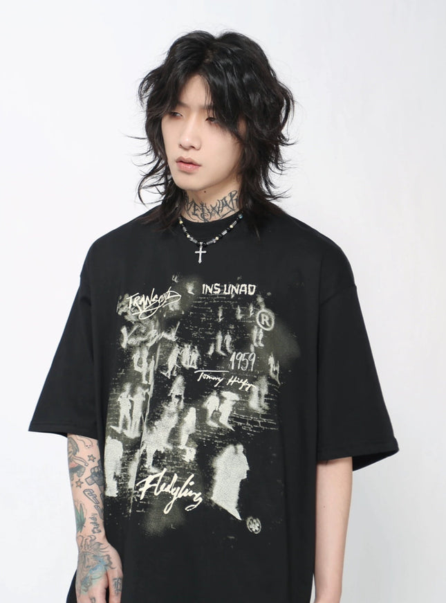 レトロカップルTシャツ