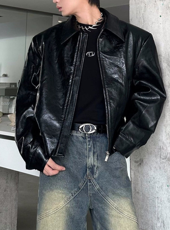 アーバンレザートラックジャケット