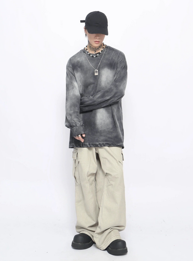 シャドウウォッシュロングT