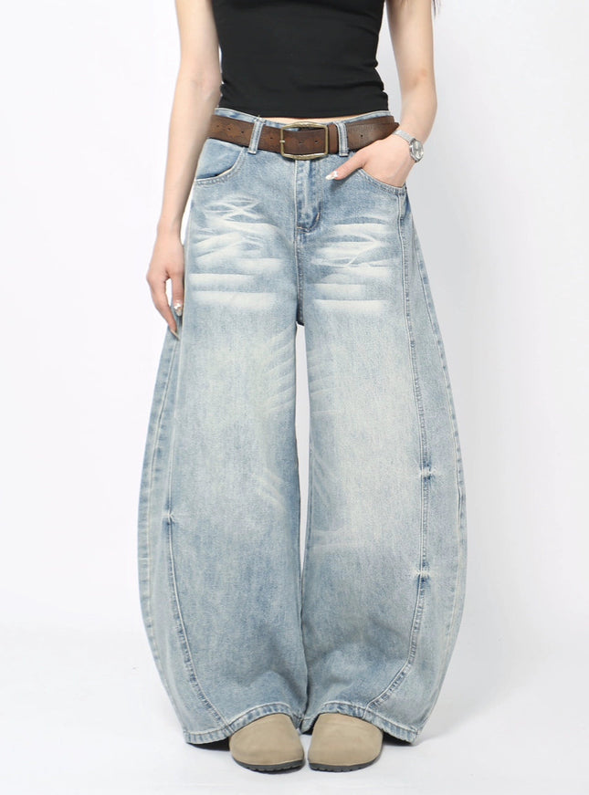 バルーンワイドヴィンテージデニム