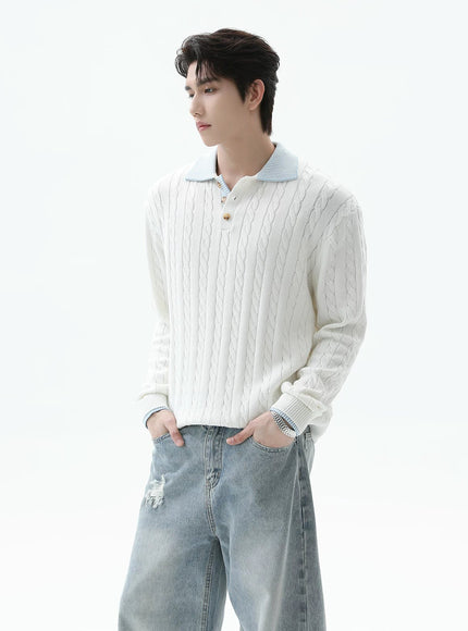 カジュアルニットシャツ