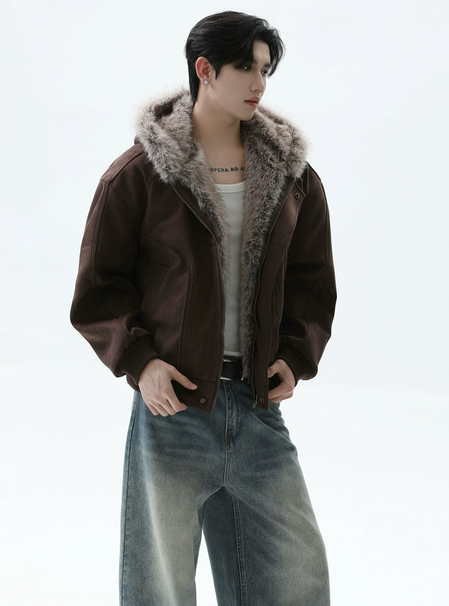 ダークファーショートダウン