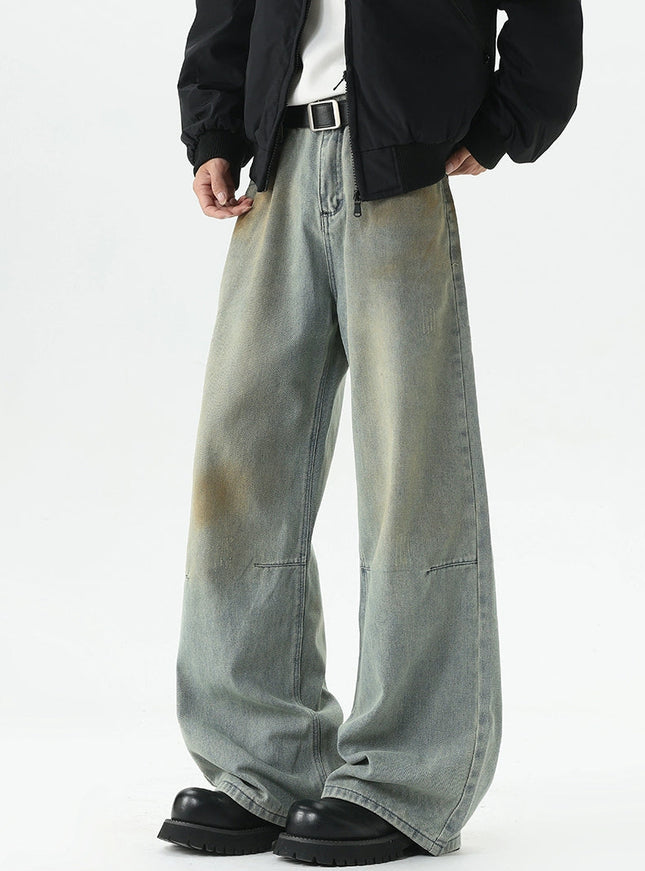 ヴィンテージウォッシュワイドデニム